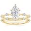 18K Yellow Gold Aimee Diamond Bridal Set