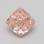 3.05 Ct. Fancy Vivid Pink Cushion Lab Grown Diamond