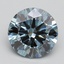 2.40 Ct. Fancy Intense Blue Round Lab Grown Diamond