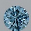 1.60 Ct. Fancy Vivid Blue Round Lab Grown Diamond