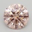 2.40 Ct. Fancy Intense Pink Round Lab Grown Diamond