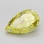 2.04 Ct. Fancy Intense Yellow Pear Lab Grown Diamond