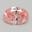 2.20 Ct. Fancy Vivid Pink Oval Lab Grown Diamond