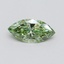 1.50 Ct. Fancy Vivid Green Marquise Lab Grown Diamond
