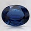 9.1x7mm Blue Oval Sapphire