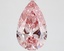 4.04 Ct. Fancy Vivid Pink Pear Lab Grown Diamond