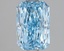 1.53 Ct. Fancy Vivid Blue Radiant Lab Grown Diamond