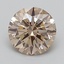 0.95 Ct. Light  Brown Round Lab Grown Diamond