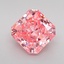 2.19 Ct. Fancy Vivid Pink Radiant Lab Grown Diamond