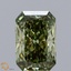2.14 Ct. Fancy Vivid  Green Radiant Lab Grown Diamond