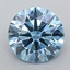 2.50 Ct. Fancy Vivid Blue Round Lab Grown Diamond
