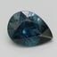 8.3x6.2mm Blue Pear Montana Sapphire