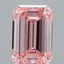 1.52 Ct. Fancy Vivid Pink Emerald Lab Grown Diamond