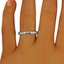The Kinnari Ring, smalltop view on a hand