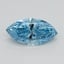 0.36 Ct. Fancy Vivid Blue Marquise Lab Grown Diamond