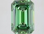 3.63 Ct. Fancy Vivid Green Emerald Lab Grown Diamond