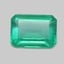 10.9x7.8mm  Green  Emerald   Emerald