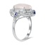 The Wynell Ring, smalltop view on a hand