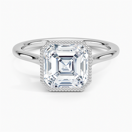 18K White Gold Margot Bezel Ring