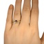 The Catia Ring, smallzoomed in top view on a hand