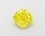 1.08 Ct. Fancy Vivid  Yellow Cushion Lab Grown Diamond