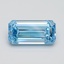 11.06 Ct. Fancy Vivid Blue Emerald Lab Grown Diamond