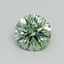 0.64 Ct. Fancy Vivid Green Round Lab Grown Diamond