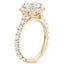 18K Yellow Gold Sienna Halo Three-Quarter Coverage Diamond Ring (3/4 ct. tw.), smallside view