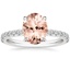 Platinum Amelie Half-Coverage Diamond Ring, smalltop view