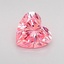 0.55 Ct. Fancy Vivid Pink Heart Lab Grown Diamond