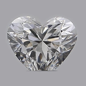 Heart diamond — real photo