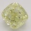 4.01 Ct. Fancy Yellow Cushion Diamond
