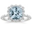 18K White Gold Marseille Halo Diamond Ring (1/2 ct. tw.), smalltop view