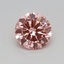 0.28 Ct. Fancy Vivid Pink Round Lab Grown Diamond
