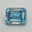 10.04 Ct. Fancy Vivid Blue Emerald Lab Grown Diamond