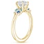 18K Yellow Gold Mazarine Ring, smallside view
