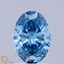 1.50 Ct. Fancy Vivid  Blue Oval Lab Grown Diamond