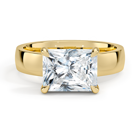 18K Yellow Gold Peyton East-West Solitaire Ring