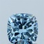 1.07 Ct. Fancy Vivid Blue Cushion Lab Grown Diamond