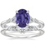 Platinum Nadia Diamond Ring with Yvette Diamond Ring