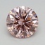 0.75 Ct. Fancy Intense Pink Round Lab Grown Diamond