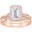 14KR Moissanite Petite Twisted Vine Halo Diamond Bridal Set (1/3 ct. tw.), smalltop view
