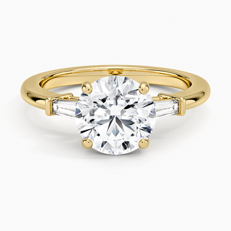 Tapered Baguette Engagement Ring