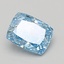 1.03 Ct. Fancy Vivid Blue Cushion Lab Grown Diamond