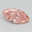 2.65 Ct. Fancy Vivid  Pink Marquise Lab Grown Diamond