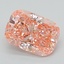 1.58 Ct. Fancy Vivid Pink Cushion Lab Grown Diamond