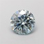 1.2 Ct. Fancy Intense Blue Round Lab Grown Diamond