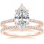 14K Rose Gold Luxe Viviana Diamond Bridal Set (1/2 ct. tw.)