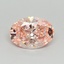2.07 Ct. Fancy Vivid Pink Oval Lab Grown Diamond