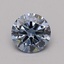 0.39 Ct. Fancy Vivid Blue Round Lab Grown Diamond